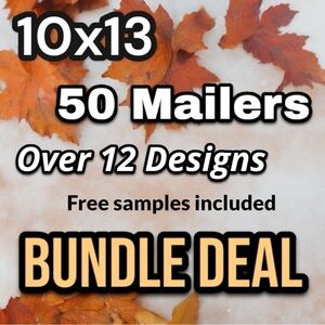 Mystery 50 Poly Mailers 10x13 Bundle